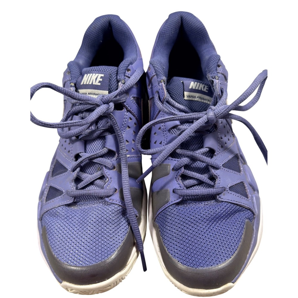 Nike Air Vapor Advantage Tennis Shoes Womens 7.5 Purple White Athletic Sneakers